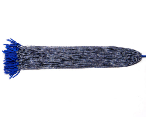 Sodalite Blue Round Faceted Natural Beads 13 Inches Strands