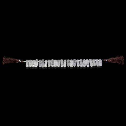 Black Rutilated Quartz Black Pencil Faceted Natural Beads