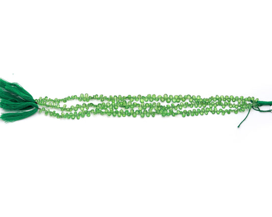 Tsavorite Stone Marquise Faceted Natural Beads 13 Inches Strands