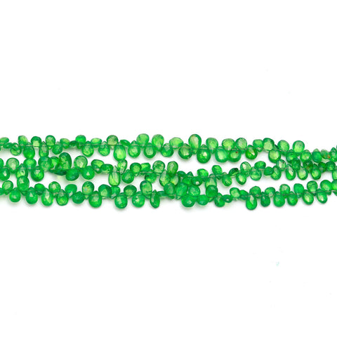 Tsavorite Stone Marquise Faceted Natural Beads 13 Inches Strands