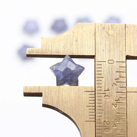 Blue Sapphire Blue Star Smooth Faceted 8 MM Stone