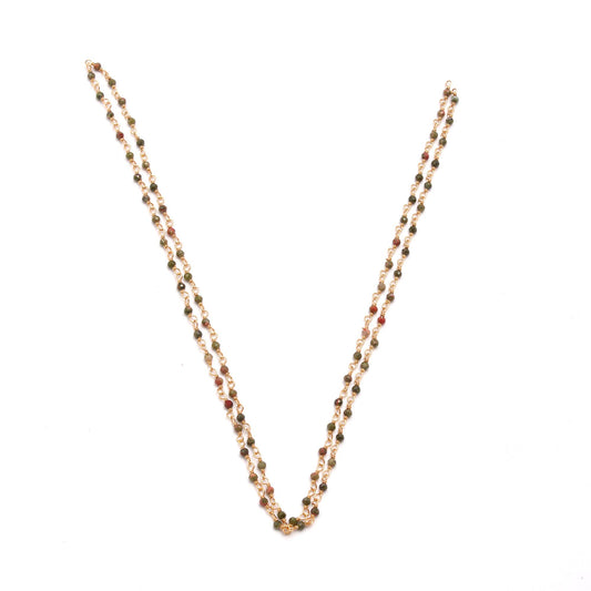 Ruby Zoisite Coin Pink 2 MM Round Faceted Natural Beads For Jewelry Making