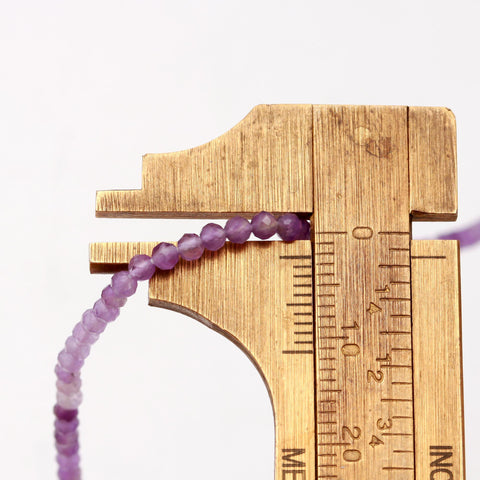Amethyst Shaded Pink Round Carving Natural Beads 13 Inches Strands