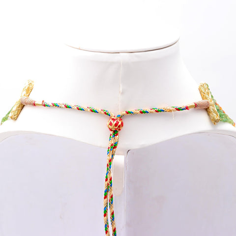 Multi Sapphire Rondell Faceted Natural Beads Necklace 22 Inches Strands