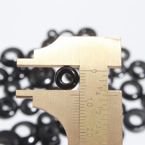 Black Onyx Black Donut Shape Faceted Natural 8 MM Stone