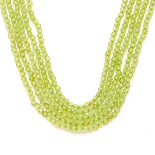 Mystic Coated Peridot Rondelle Faceted Natural Beads 13 Inches Strands