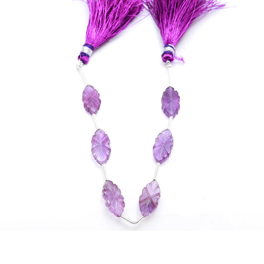 Rose Quartz Petal Flower Faceted Natural 8 Inches Strands