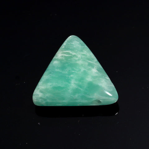 Chrysophrase Green Triangle Faceted Natural 24 MM Stone