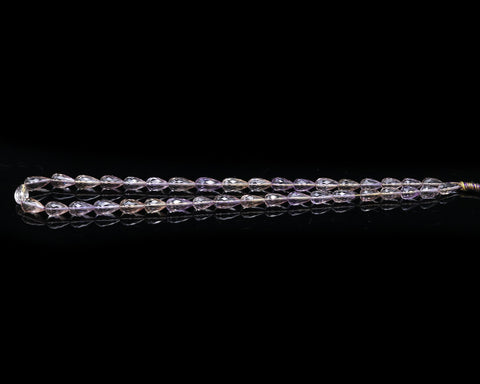 Ametrine Drop Faceted Natural Beads 16 Inches Strands