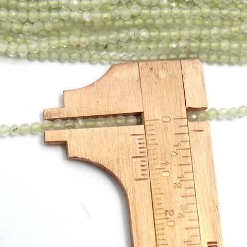 Prehnite Round Smooth Bronze Coating Beads 12 Inches Strands
