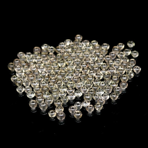 Amethyst Green Rondell Faceted Natural Beads Straight Drill