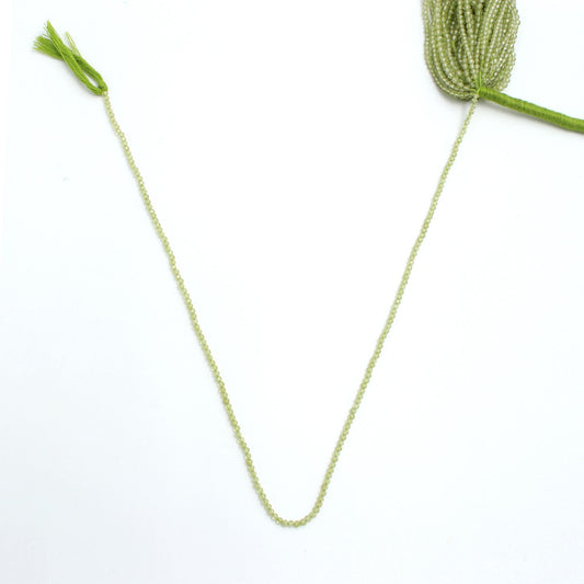 Peridot Green Pear Faceted Natural Beads 8 Inches Strands