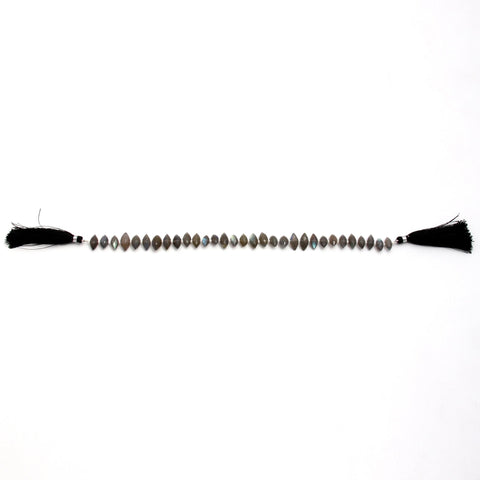 Labradorite Dew Dorp Faceted Natural Bead 8 Inches Strands