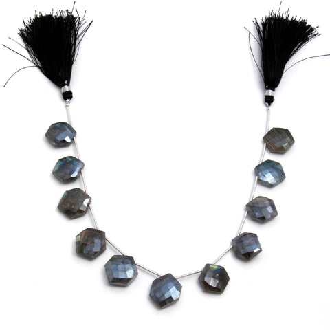 Mistic Coated Labradorite Tube Faceted Natural Bead 8 Inches Strands
