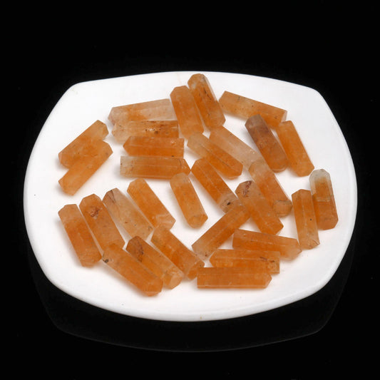 Citrine Brown Drop Faceted Natural 21 MM Top Stone