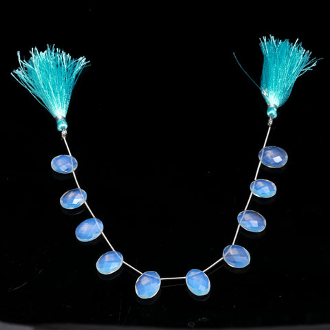 Rainbow Moonstone White Oval Carving Natural Beads 8 Inches Strands