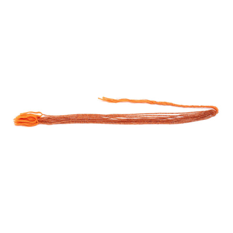 Carnelian Orange Cube Faceted Natural Beads 12 Inches Strands