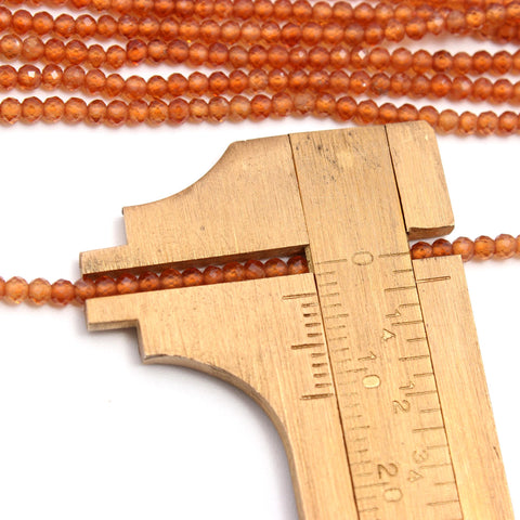 Carnelian Orange Cube Faceted Natural Beads 12 Inches Strands