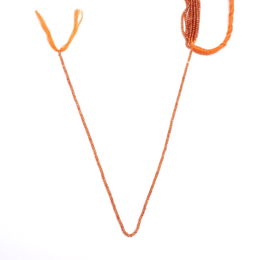 Carnelian Orange Cube Faceted Natural Beads 12 Inches Strands