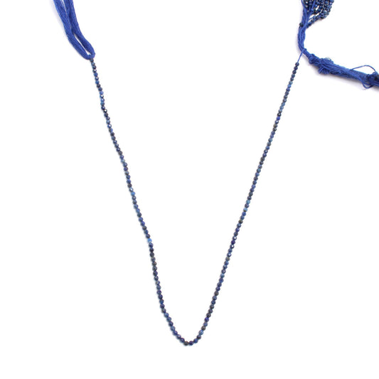 Lapis Lazuli Beads Round Faceted Natural Beads 12 Inches Strands