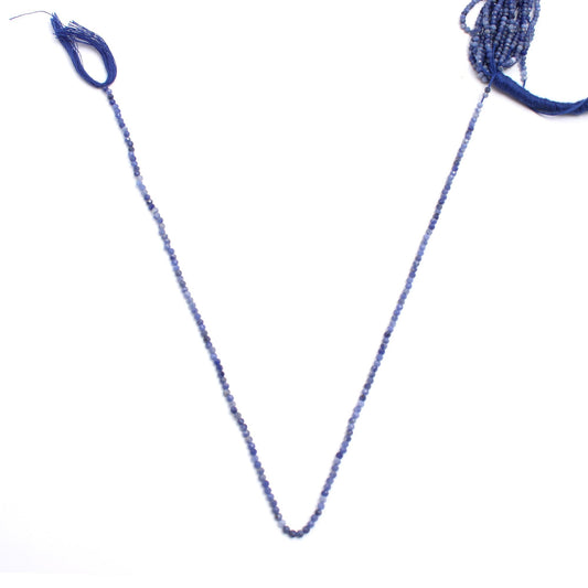 Sodalite Blue Round Faceted Natural Beads 12 Inches Strands