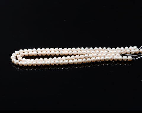 Pearl White Star Carving Natural Beads 12 Inches Strands