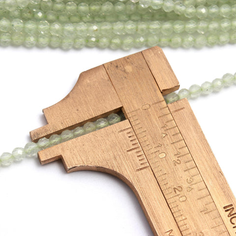 Prehnite Green Round Smooth Natural Beads 12 Inches Strands