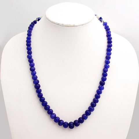 Blue Watermelon Faceted Natural Beads 8 inches strands