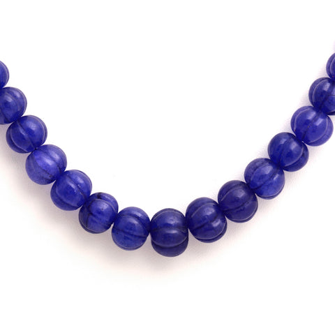 Blue Watermelon Faceted Natural Beads 8 inches strands