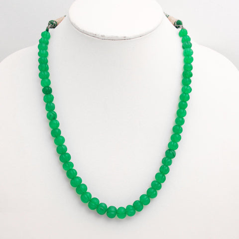 Light Green Watermelon Faceted Natural Beads 8 inches strands