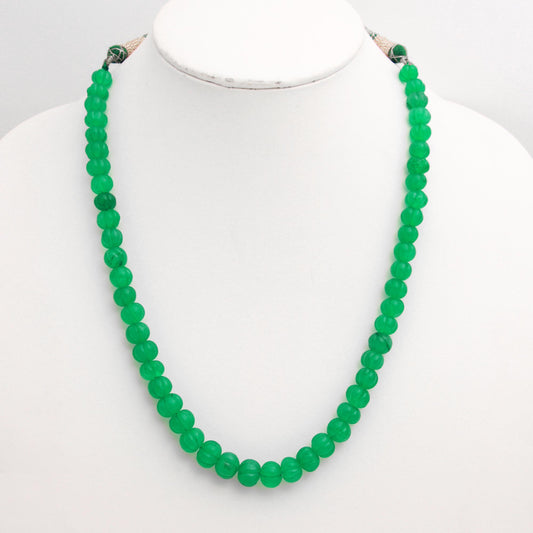 Light Green Watermelon Faceted Natural Beads 8 inches strands