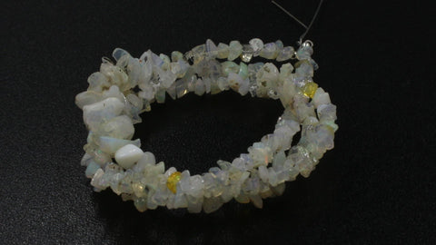 Multi Ethiopian Opal Chips Faceted Natural Beads