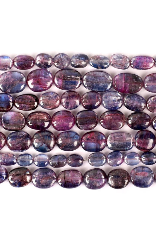 Mix Kyanite Blue/Purple Oval Faceted Natural Beads