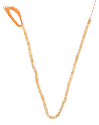 Citrine Yellow Rondelle Faceted Natural Beads