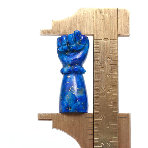 Lapis Lazuli Blue Hand Carving Natural 29 MM Stone