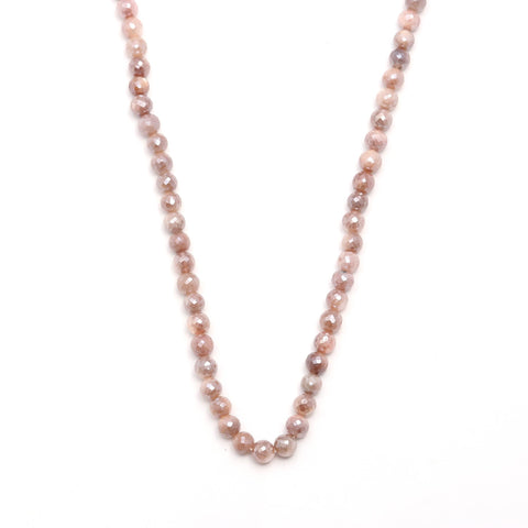Mystic Coated Moonstone Round Faceted Natural Beads 15 Inches