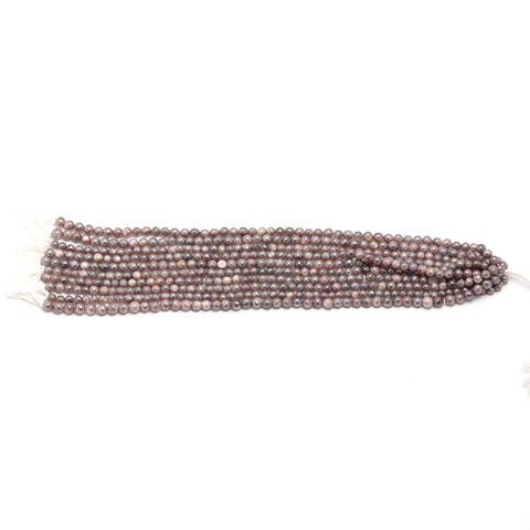 Mystic Coated Moonstone Round Faceted Natural Beads 15 Inches