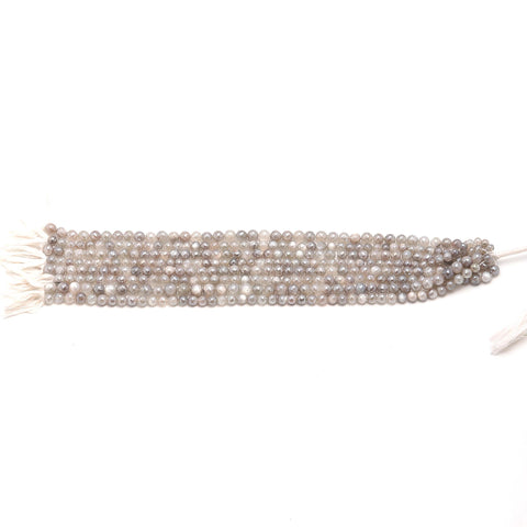 Mystic Coated Moonstone Round Faceted Natural Beads 15 Inches