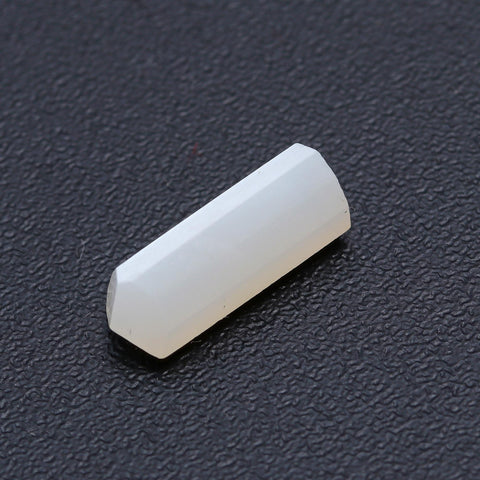 White Moonstone White Pencil Faceted Natural 16MM Stone