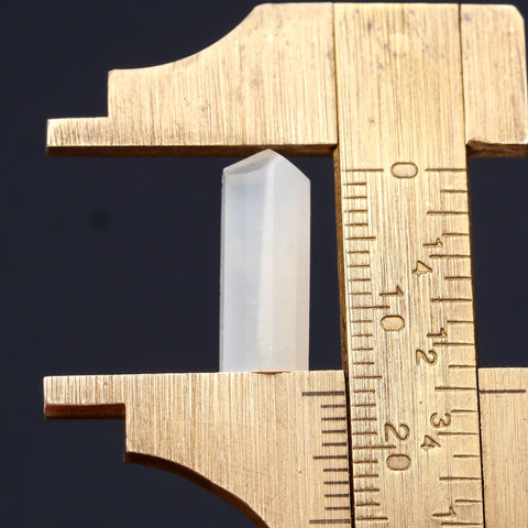 White Moonstone White Pencil Faceted Natural 16MM Stone