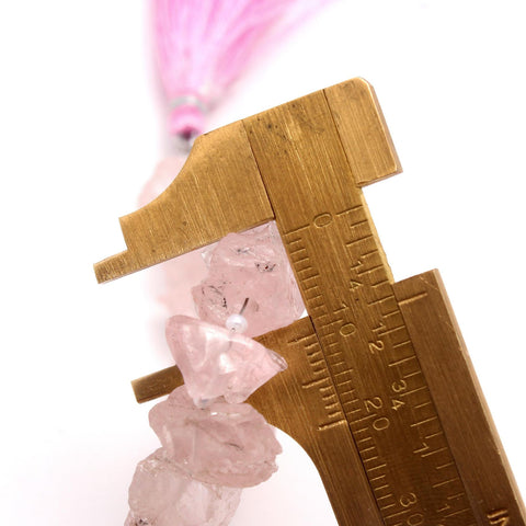 Rose Quartz Pink Raw Faceted Natural Beads
