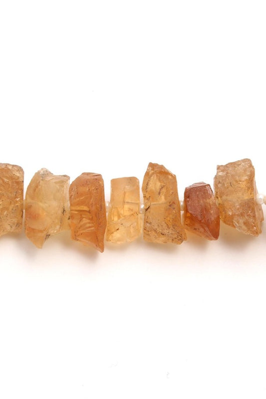 Citrine Yellow Raw Faceted Natural Beads