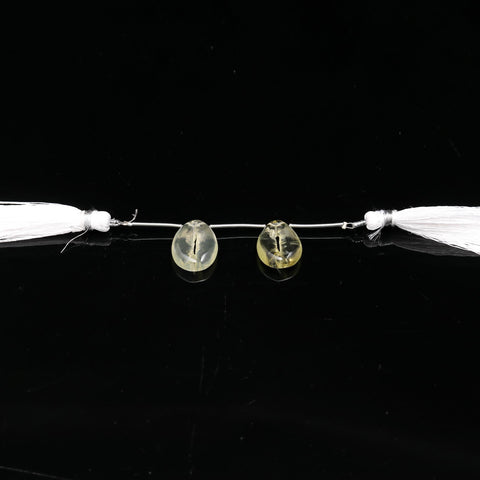 Lemon Quartz Yellow Cowrie Shell Carving Natural 19MM Top Drilled Beads