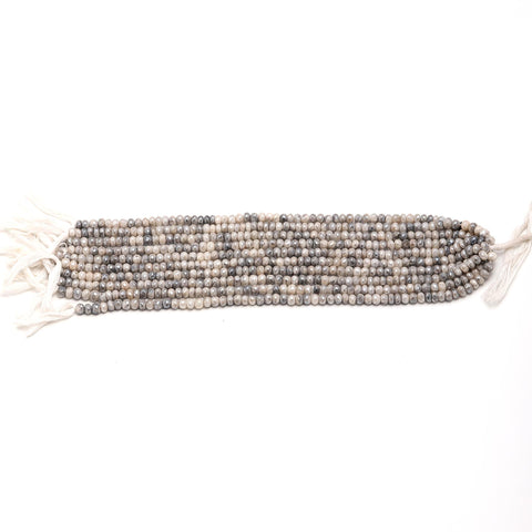 Mystic Coated Moonstone Rondell Faceted Natural Beads 15 Inches