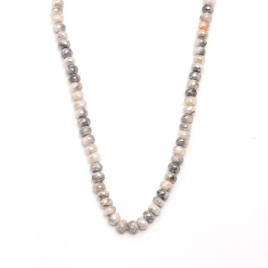 Mystic Coated Moonstone Rondell Faceted Natural Beads 15 Inches