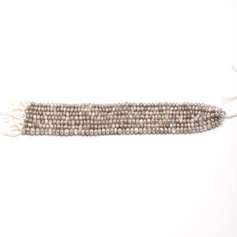 Mystic Coated Moonstone Rondell Faceted Natural Beads 15 Inches Strands