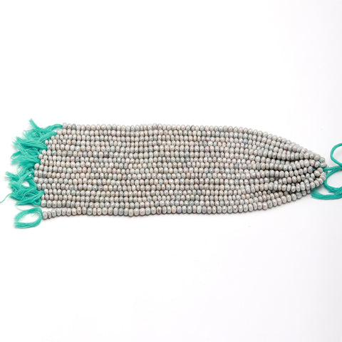 Mystic Coated Moonstone Rondell Faceted Natural Beads 15 Inches
