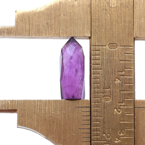 Amethyst Purple Pencil Faceted Natural 12 MM Stone