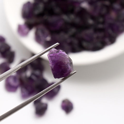 Amethyst Purple Raw Natural Beads