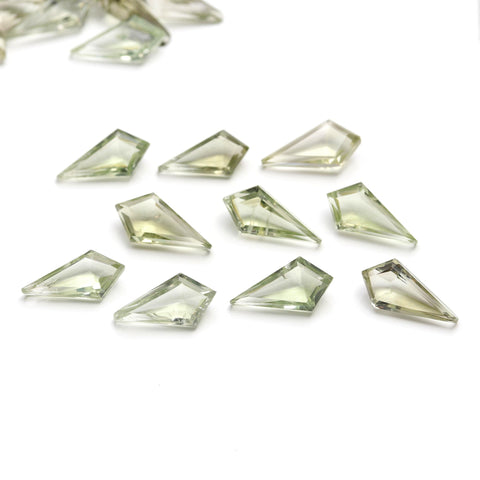 Lemon Quartz Yellow Kite Faceted Natural 18 MM Beads